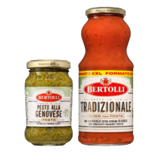 Bertolli pastasaus of Mediterrane specialiteiten*
